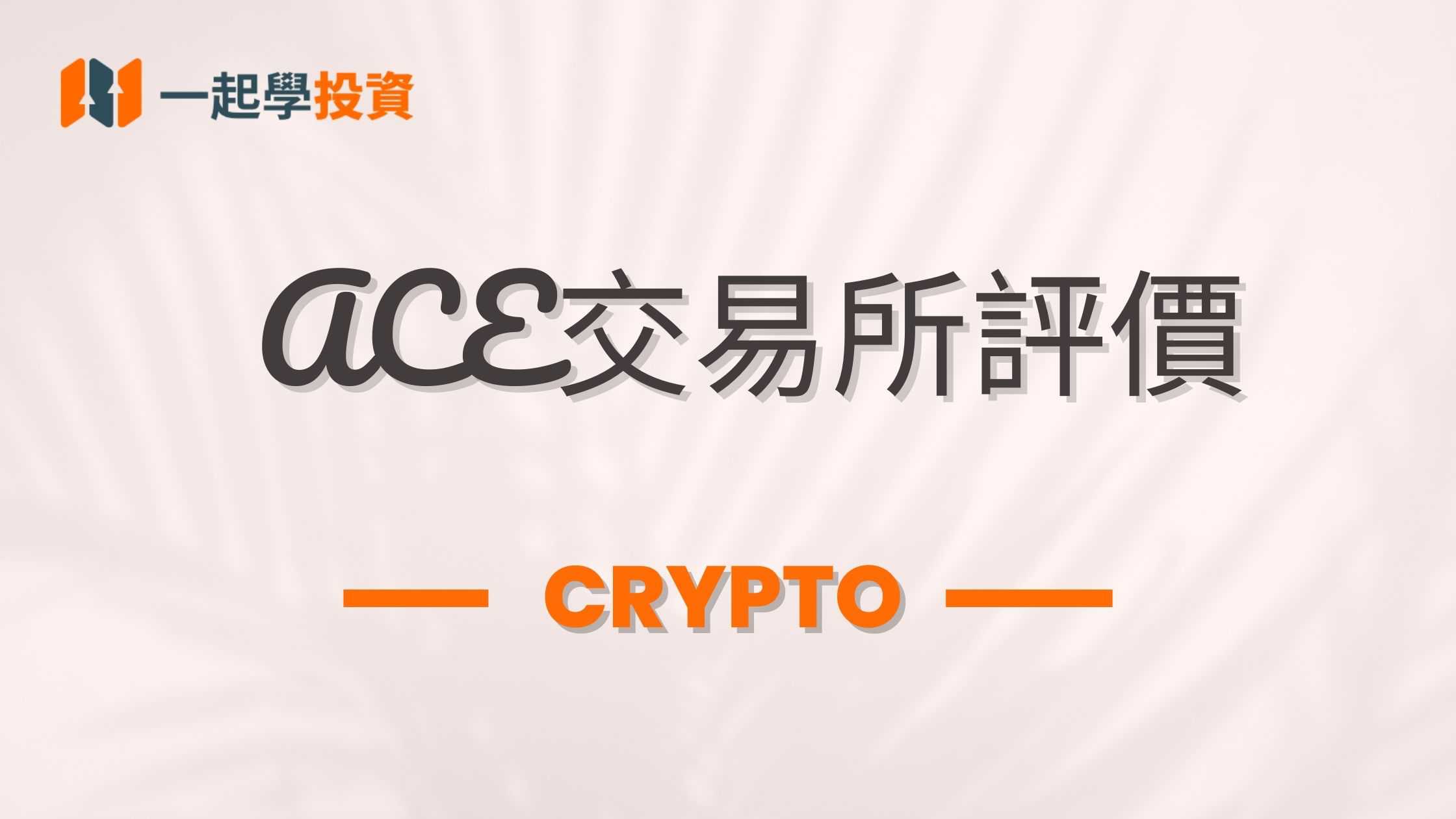 ACE 交易所評價：ACE是詐騙嗎？功能、安全、手續費實測體驗